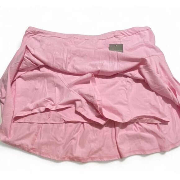 Grayson/Threads Trendy Plus Size Tennis Skort, Pink, Size 3X, New - Picture 4 of 5